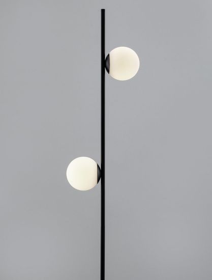 Nova Luce NUVOLE LED Stehlampe Schwarz 16W Warmweiss 28,5x25x169,5cm 9061437