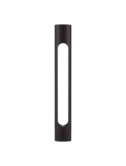 Nova Luce ELLERY LED Wegeleuchte Schwarz 12W IP65 Warmweiss 8x8x60cm 9100917