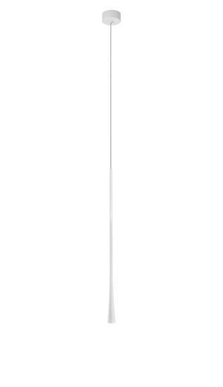 Nova Luce GOCCIO LED Pendelleuchte Weiss 6W Warmweiss 160x3cm 9102592