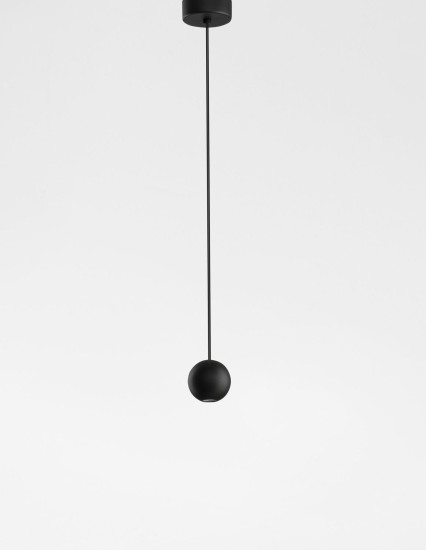 Nova Luce NOCCI LED Pendelleuchte Schwarz 4W Warmweiss 158x5cm 9103212