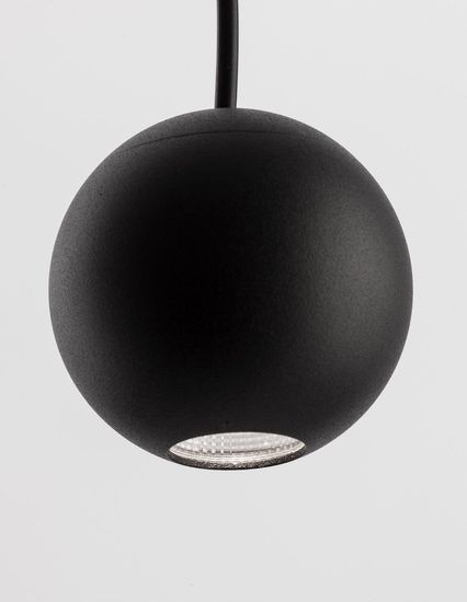Nova Luce NOCCI LED Pendelleuchte Schwarz 4W Warmweiss 158x5cm 9103212