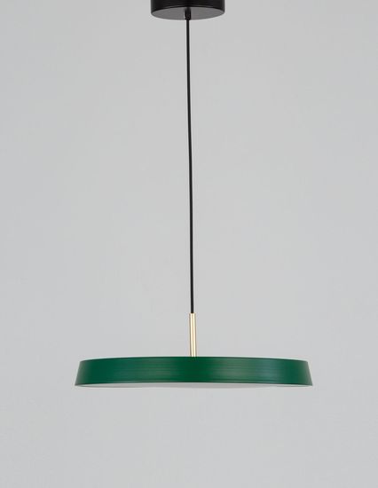 Nova Luce VETRO LED Pendelleuchte Grün 35W Warmweiss 120x50cm 910623
