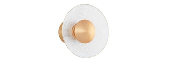 Nova Luce ESIL LED Wandleuchte Gold 4W Warmweiss 16x10,7x16cm 9118514