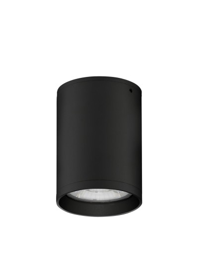 Nova Luce DARA LED Deckenleuchte Schwarz 9W IP54 Warmweiss 8x8x11cm 9136178