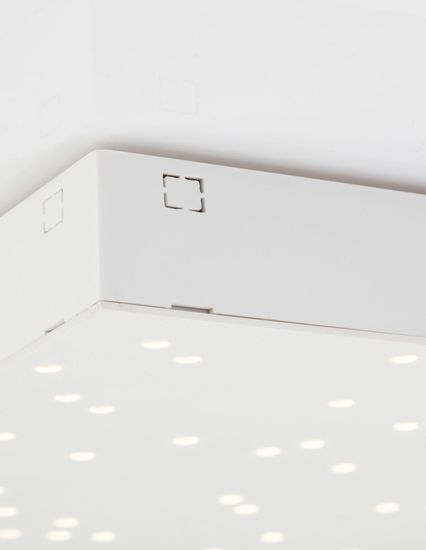 Nova Luce CIELO LED Deckenleuchte Weiß 8W Steuerbare Lichtfarbe 30x30x4cm dimmbar 9180381