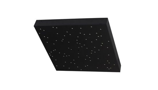 Nova Luce CIELO LED Deckenleuchte Schwarz 8W Steuerbare Lichtfarbe 30x30x4cm dimmbar 9180382