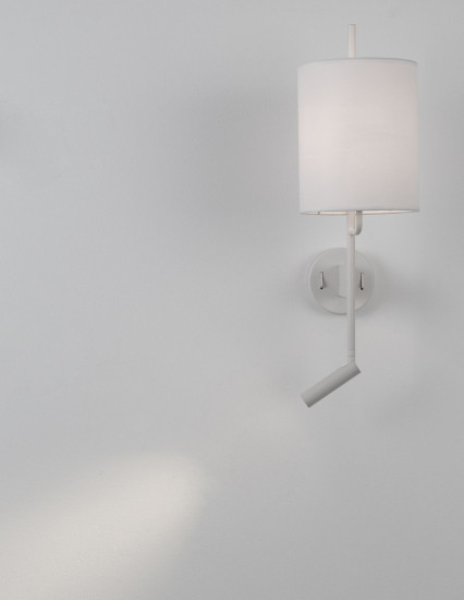 Nova Luce YAMA Wandleuchte E27 2-fach Weiß 15W Warmweiss 18x29,7x57,5cm 9180511