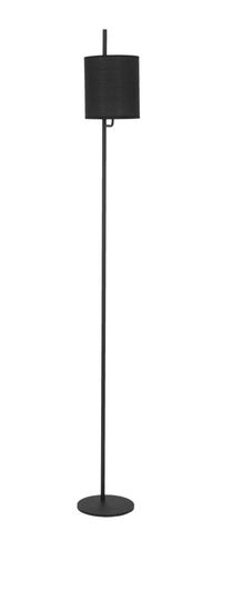 Nova Luce YAMA Stehlampe E27 Schwarz 176x20cm 9180522