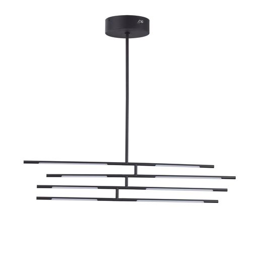 Nova Luce RACCIO LED Pendelleuchte Schwarz 48W Warmweiss 84x80x81cm dimmbar 9180780