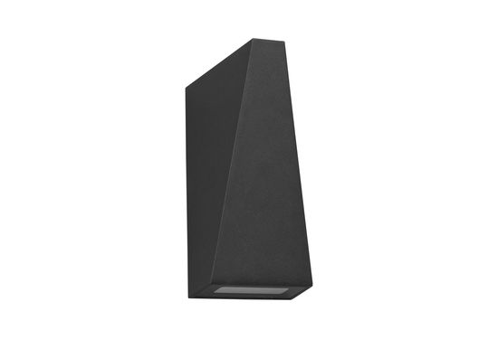 Nova Luce MILEY LED Wandleuchte Schwarz 7W IP65 Warmweiss 7,4x7,4x13,6cm 9202262