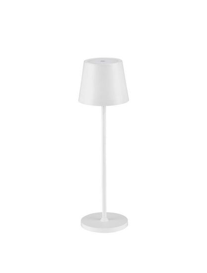 Nova Luce SEINA LED Tischleuchte Weiß 2W IP54 Warmweiss 11,4x11,4x39,5cm 9223407