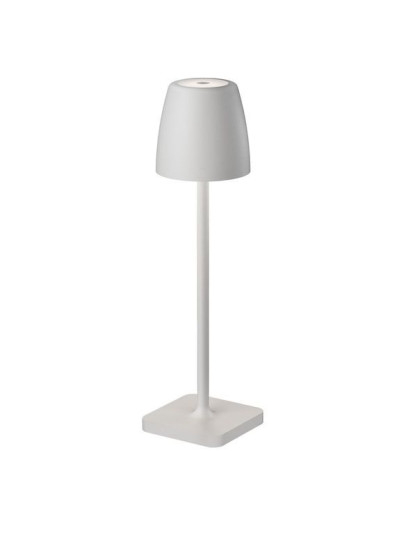 Nova Luce COLT LED Tischleuchte Weiß 2W IP54 Warmweiss 8x8,2x30cm 9223415