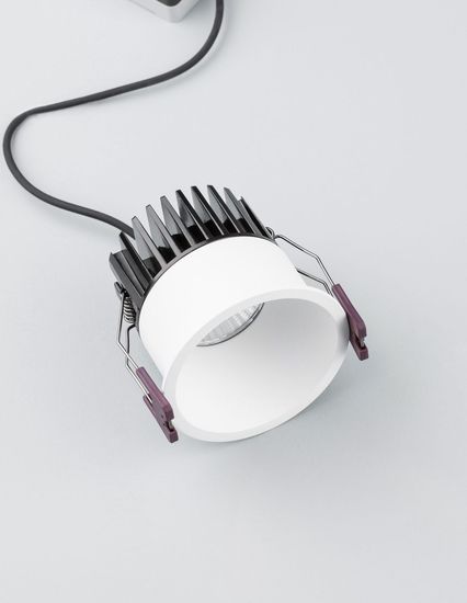 Nova Luce BLADE LED Einbauspots Weiß 12W IP65 Warmweiss 7,8x7,8x7,5cm 9232116