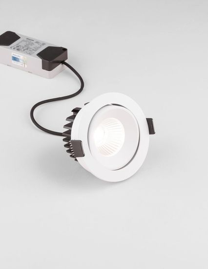 Nova Luce BLADE LED Einbauspots Weiß 12W IP65 Warmweiss 9x9x4,7cm 9232117