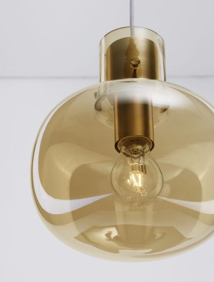 Nova Luce CINZIA Pendelleuchte E27 Gold 178x22cm dimmbar 9236650