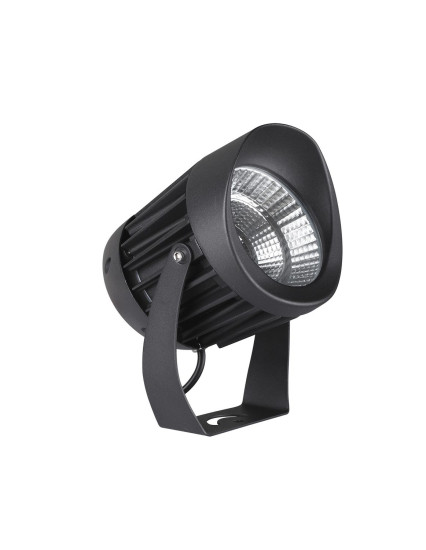 Nova Luce NORTH LED Bodenspot Schwarz 30W IP65 Warmweiss 15x15x20,5cm 9240679