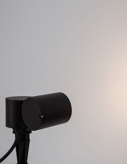 Nova Luce FOCUS Spießleuchte GU10 Schwarz 7W IP54 6,8x13,8x27cm dimmbar 9279111