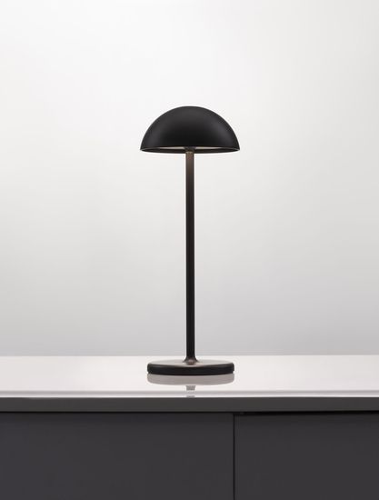 Nova Luce ROSE LED Tischleuchte Schwarz 1W IP54 Warmweiss 11,5x11,8x32cm 9281381