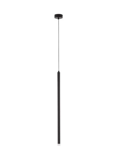 Nova Luce TRIMLE LED Pendelleuchte Schwarz 3W Warmweiss 150x2,5cm 9287921