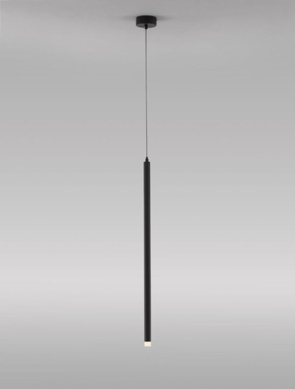 Nova Luce TRIMLE LED Pendelleuchte Schwarz 3W Warmweiss 150x2,5cm 9287921