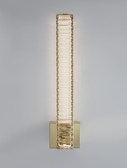 Nova Luce AURELIA LED Wandleuchte Gold 19W Neutralweiss 14x14x60cm 9333065