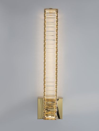 Nova Luce AURELIA LED Wandleuchte Gold 19W Neutralweiss 14x14x60cm 9333065