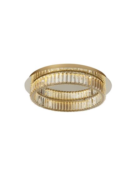 Nova Luce AURELIA LED Deckenleuchte Gold 29W Neutralweiss 12x50cm dimmbar 9333079