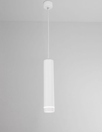 Nova Luce ESCA Pendelleuchte GU10 Weiß 150x6cm dimmbar 9387004