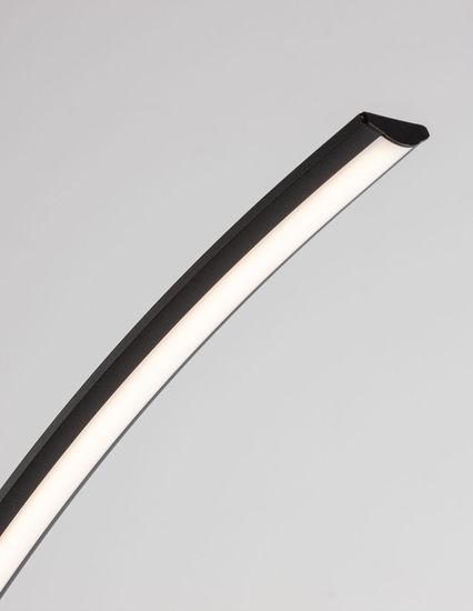 Nova Luce PREMIUM LED Stehlampe Schwarz 30W Warmweiss 26x94x172cm dimmbar 9396060