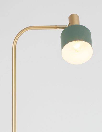 Nova Luce PAZ Stehlampe E27 Gold Mint 165x12,5cm 9426654