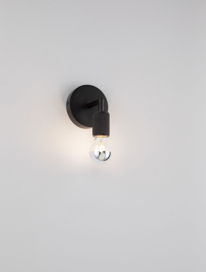 Nova Luce ROYAL Wandleuchte E27 Schwarz 12x12x15,5cm dimmbar 9501233