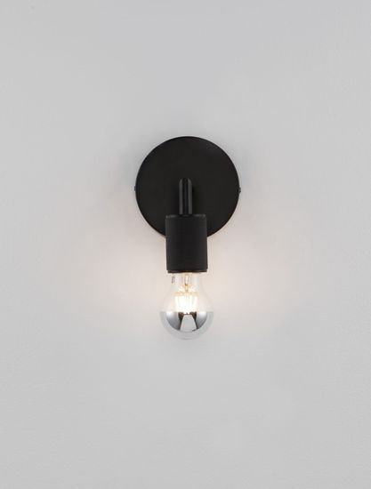 Nova Luce ROYAL Wandleuchte E27 Schwarz 12x12x15,5cm dimmbar 9501233