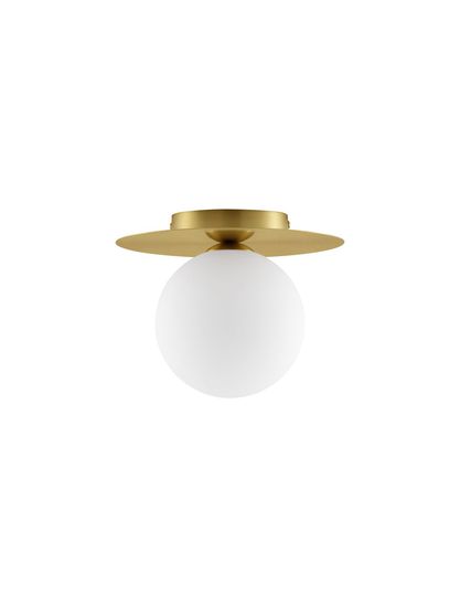 Nova Luce INDIGO Deckenleuchte G9 Gold 18x23cm dimmbar 9501246