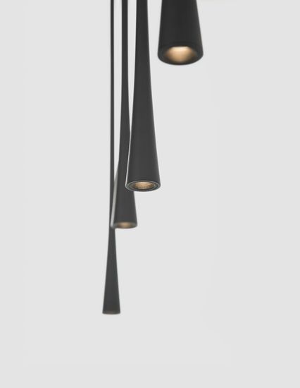 Nova Luce GOCCIO LED Pendelleuchte Gold 38W Warmweiss 110x4,5x160cm 9504001