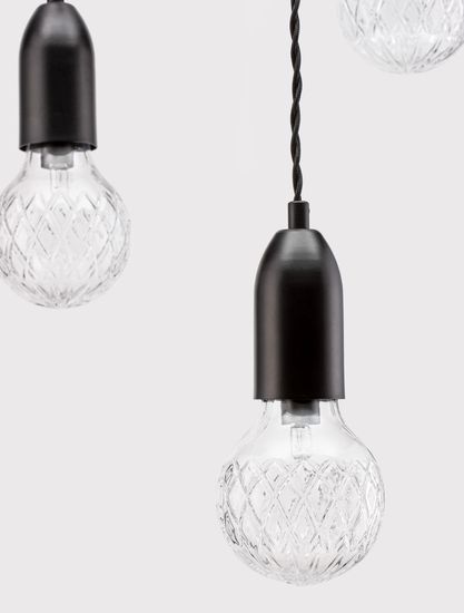 Nova Luce VEDA Pendelleuchte G9 3-fach Schwarz 150x30cm dimmbar 9536418