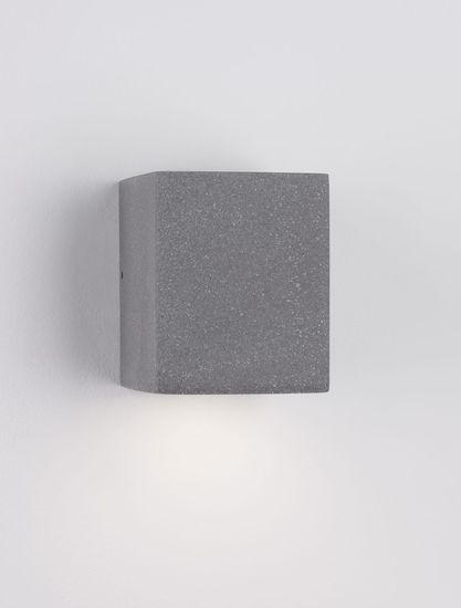 Nova Luce EMILE LED Wandleuchte Grau 5W IP65 9x9,7x11,2cm 9540209