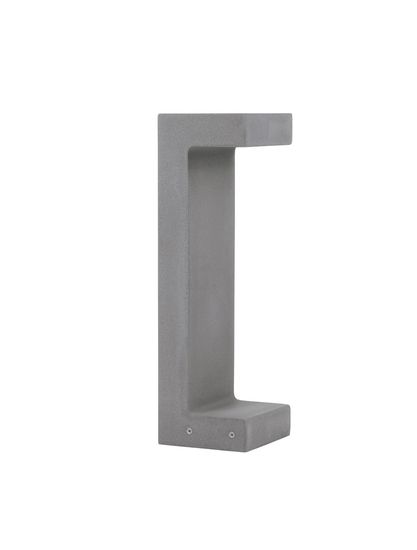 Nova Luce ARAN LED Wegeleuchte Grau 8W IP65 Warmweiss 16x15x50cm 9540213