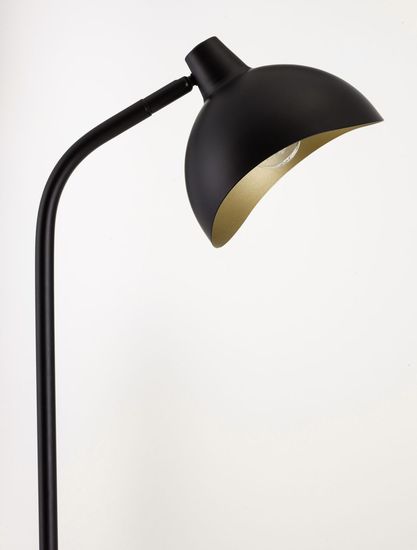 Nova Luce GETI Stehlampe E14 Schwarz 150x22cm 9555809