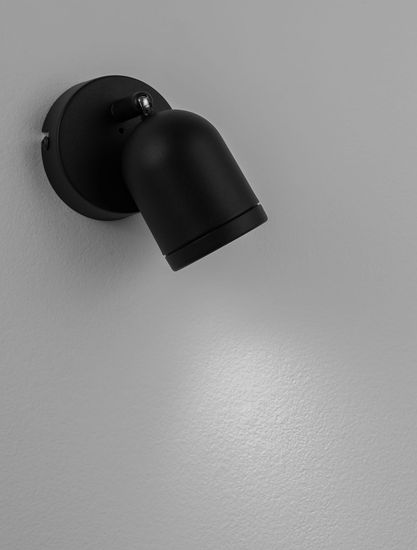 Nova Luce ORSON Deckenleuchte GU10 Schwarz 6,1x9,7x7,2cm dimmbar 9555813