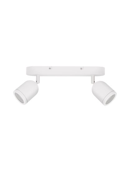 Nova Luce ORSON Deckenleuchte GU10 2-fach Weiß 28x8x9,7cm dimmbar 9555816
