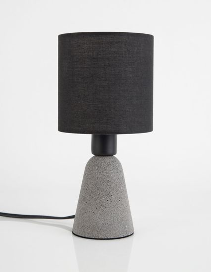 Nova Luce ZERO Tischleuchte E14 Grau 22,5x12cm 9577161