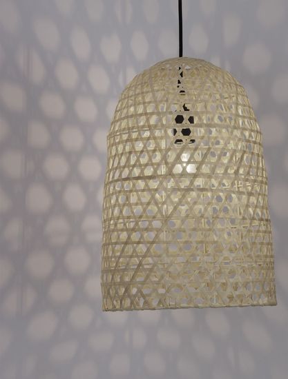 Nova Luce AURORA Pendelleuchte E27 Beige 190x30cm dimmbar 9586509