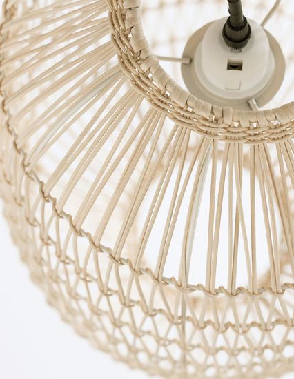 Nova Luce MELODY Pendelleuchte E27 Beige 250x30cm dimmbar 9586766