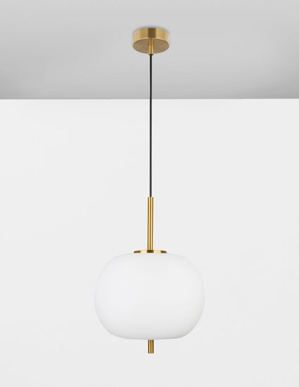 Nova Luce LATO Pendelleuchte E27 Gold 120x30cm dimmbar 9624061