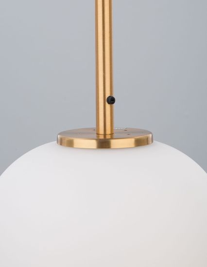 Nova Luce LATO Pendelleuchte E27 Gold 120x27cm dimmbar 9624063