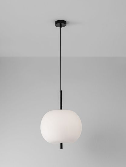 Nova Luce LATO Pendelleuchte E27 Schwarz 120x30cm dimmbar 9624071