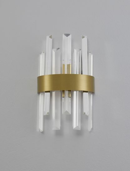 Nova Luce CROWN Wandleuchte G9 Satin 18x9x30cm dimmbar 9695220