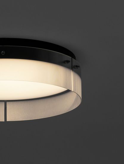 Nova Luce PAULINE LED Deckenleuchte Schwarz 48W Warmweiss 15x55cm dimmbar 9695264