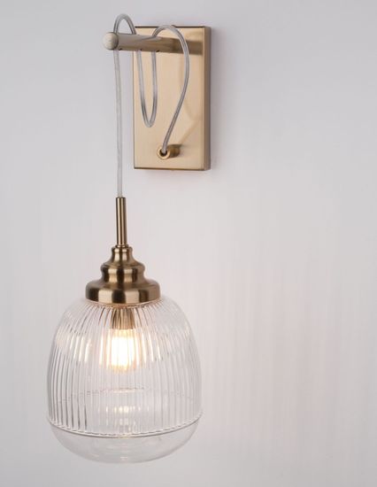 Nova Luce MOND Wandleuchte E14 Gold 18x27,5x40cm dimmbar 9738200
