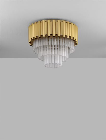 Nova Luce MAGNOLIA Deckenleuchte E14 5-fach Gold 32,5x40cm dimmbar 9824078